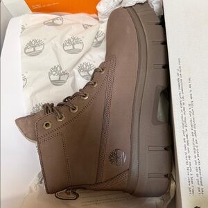 Timberland Brown Leather Ankle Boots